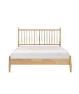 Mid-Century Modern Queen Platform Bed | Wooden - $8,225.75 MXN