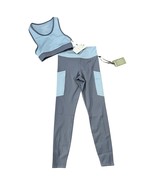 Parks Project Glacier Trail Blue Crop Top Sports Bra Leggings Set sz XS ... - $102.29 CAD