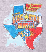 1st Annual Lone Star Summer Shootout Shirt-M-Heather Grey-Big Country Ra... - $18.74
