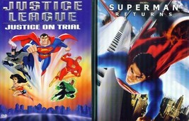 Superman: Justice League On Trial &amp; Returns - New 2 Dvd - £7.74 GBP