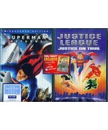 SUPERMAN Justice League on Trial-Returns NEW 2DVD+COMIC - £14.09 GBP