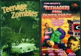 Teenage Zombies &amp; Teenagers From Outer Space New 2 Dvd - $8.99