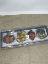 Williams Sonoma Owl Squirrel Pumpkin Acorn Fall Impression Cookie Cutter Set - £23.48 GBP