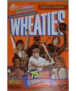 WHEATIES 1999 Calendar: 75 Years/Tiger Woods/More - NEW - $9.29