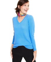 NEW CHARTERS CLUB BLUE CASHMERE SWEATER  SIZE XL $139 - $81.14