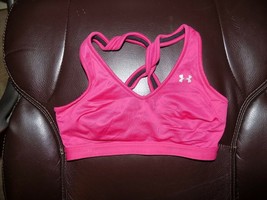 Under Armour Heat Gear Pink Sports Bra Size S Women&#39;s - £14.20 GBP