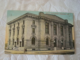 Vintage Postcard ~ Post Office ~ Hammond, Indiana ~ 1911 - $6.00