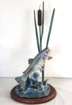 Franz Dutzler &quot;Rainbow Rising&quot; Trout Treasures Sculpture Collection Danb... - £55.94 GBP