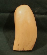 #5 Whale Tooth Replica Polyurethane for Display, Scrimshaw, Engraving - $17.77