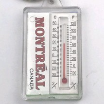 Montreal Canada Souvenir Thermometer Keyring Fob Vintage Souvenir - £9.54 GBP