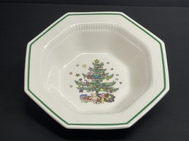 Nikko Christmastime Vegetable Serving Bowl  9&quot; Christmas Tree China - Ja... - $29.69