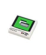 HGT Computer Screen Pc 2X2 Piece Rare Minifigures - $57.72 MXN