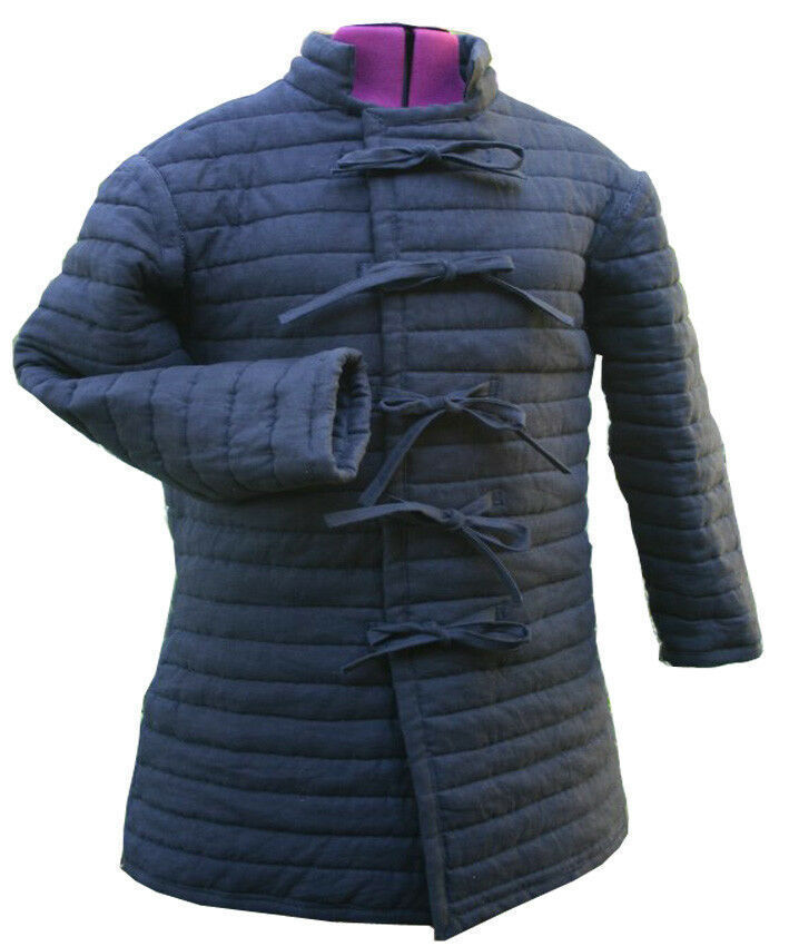 Medieval Gambeson Medieval Padded collar full sleeves HALLOWEEN GIFT FOR FRIEND