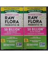 2/2026 Raw Flora Probiotics for Women | 50 Billion CFU | 33 Capsules | 2... - €21,34 EUR
