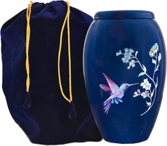 HLC URNS Lovely Blue Humming Bird Adult Cremation Urn - $97.22