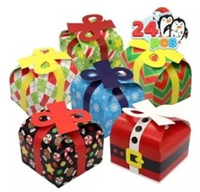 Lot Of 2 Pack Joyin 12131 Multicolor 3D Christmas Goody Gift Boxes 6”X6”... - $235.72 MXN