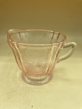 Hazel Atlas Pink Royal Lace Depression Glass Creamer Pitcher - $13.36