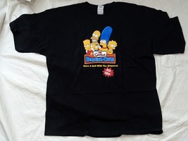 Vintage 2000 The Simpsons Bowling Club T-Shirt Ont Une Balle 2XL Neuf - $47.25