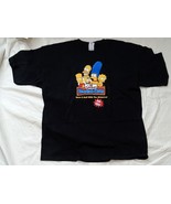 Vintage 2000 The Simpsons Bowling Club T-Shirt Ont Une Balle 2XL Neuf - $885.21 MXN