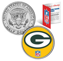 GREEN BAY PACKERS NFL JFK Kennedy Half Dollar US Coin *Officially Licensed* - £7.49 GBP