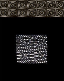 1 Drop Even Count Peyote Bead Pattern - Mod Wallpaper Cuff Bracelet
