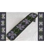2 Odd Drop Peyote Bead Patterns for Violets Cuff Bracelet - 2 For the Pr... - $4.00