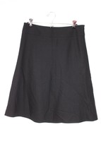 Banana Republic Black Wool Stretch A-Line Flare Skirt - £22.41 GBP