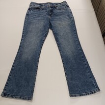 St Johns Bay Women's Blue Cotton Bootcut Leg Denim Jeans Size 10 Petite (30×28) image 15