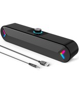 Lenrue Computer Speakers,Wired Usb-Powered Sound-Bar With 10W, A39Pro /B... - $32.95