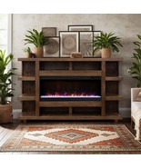 Laurel Canyon 72 inch Fireplace Mantel Oak Bourbon Minimal Assembly - $23,789.23 MXN