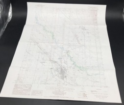 1985 Battle Mountain Nevada Quadrangle Geological Survey Topo Map 22&quot; x ... - $9.49