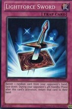 YUGIOH Lightforce Sword LCYW-EN093 1st edition Super Rare Light-played LP - $2.85