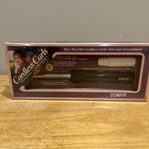 Vintage 1991 Conair Thermacell Cordless Curls 3/4&quot; Curling Iron Nos Unused - $39.59