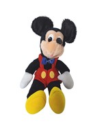 Vintage Applause Disney Mickey Mouse Plush Red Overalls Stuffed Animal 11&quot; - $22.18
