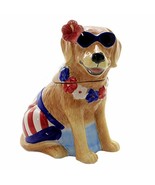 Tabletop HOT DOGS 3D TREAT COOKIE JAR Beach Sand Hawaiian Sunglasses 28278 - $55.44