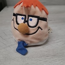 Vintage 1998 Silly Slammers #22 Nerd Office Worker Glasses Tie No Sounds Plush - £3.91 GBP