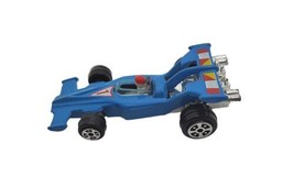 Vintage Yatming Racer #1301 Formula 1 Diecast Race Car Blue Honda - £5.42 GBP
