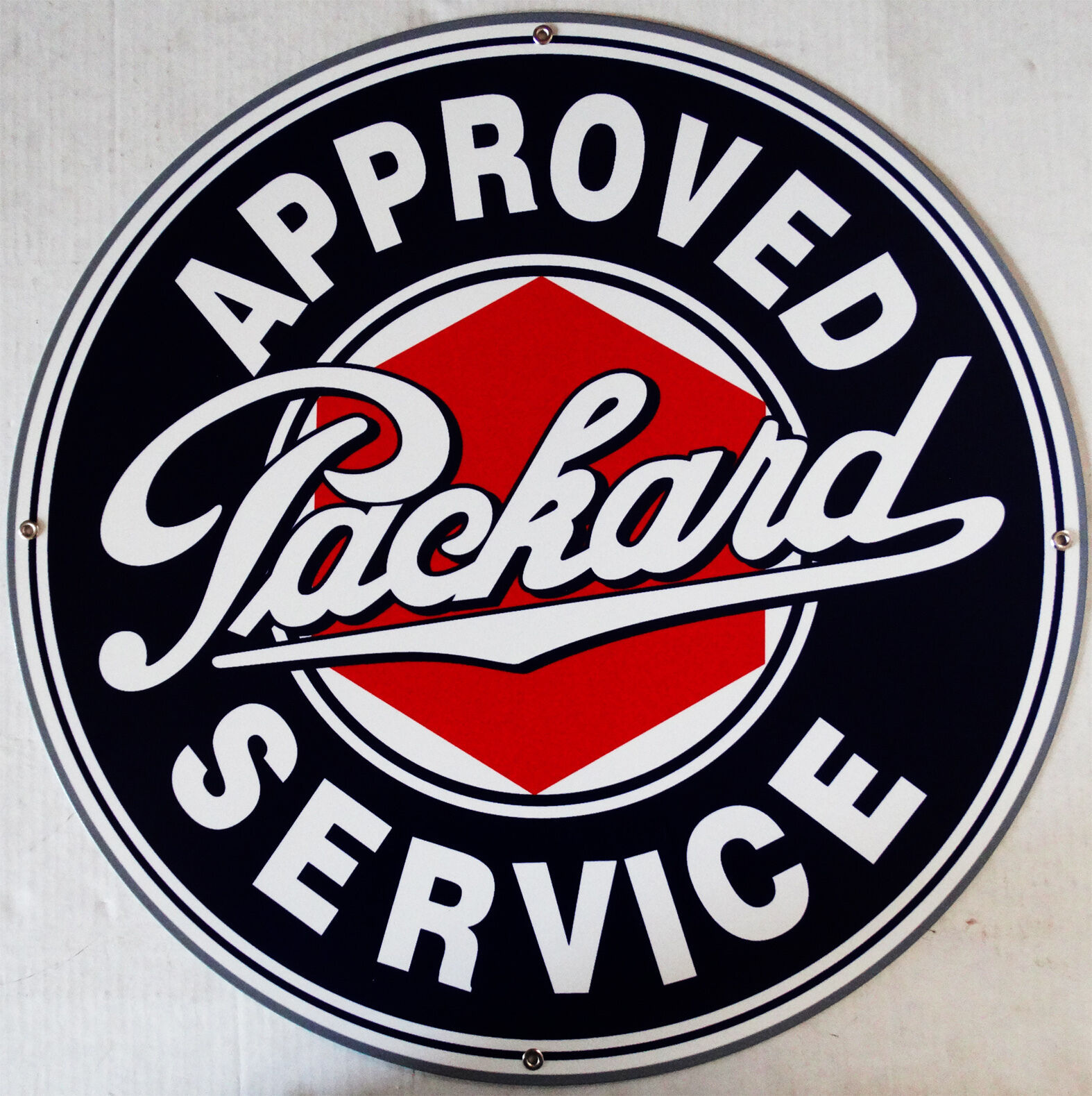 Packard-Approved Service 22" Metal Sign - $95.00