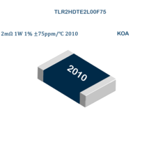 20X TLR2HDTE2L00F75 KOA SMD Current Sense Metal Resistor 2mOhm 1W 1% 75p... - $5.80