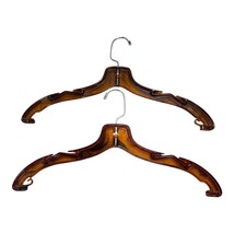 Vintage Rainbow Plastic Tortoise Shell Henry Hanger Co. Brown NYC Lucite... - $46.74