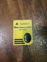 Playstation 2 Memory Card PS2 8MB Yellow Magic Gate Nyko TESTED AND WORKS - £7.76 GBP