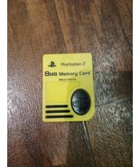 Playstation 2 Memory Card PS2 8MB Yellow Magic Gate Nyko TESTED AND WORKS - £7.79 GBP