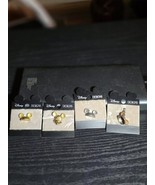 Lot Of 4 Disney Design Pin Charm Monogram Mickey Mouse Silver Gold Mouse... - $36.41 CAD