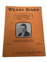 Weary River Sheet Music 1929 Vintage Piano Ukulele Banjulele Banjo Irvin... - £2.34 GBP