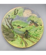 Vtg Byron Molds Seasons Summer Ceramic Hand Painted Wall Hanging - $406.24 MXN