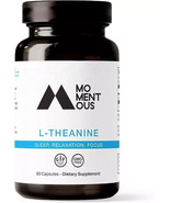 Momentous L-Theanine Sleep Relaxation Focus, 120CAPSULES EXP11/2025 TWO ... - $25.11 CAD