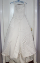Paloma Blanca White Wedding Dress Women&#39;s 6 With Traditional Red Gold Asian East - £415.45 GBP