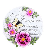 HSeeds Garden Stone Colorful Flowers Stepping Stone Lawn Pathway Decor P... - $11.89