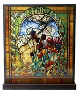 Ebros Louis Comfort Tiffany Four Seasons Spring Stained Glass Art With Base - $112.33 CAD