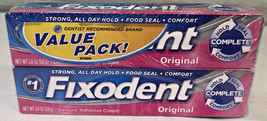 Fixodent Complete Original Denture Adhesive Cream, 2.4oz - 2 Pack - $25.62